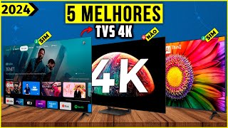 As 5 Melhores TVs 4K  Televisão 4K Em 2024 [upl. by Isidro]