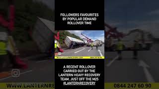 Lantern Recovery  HGV recovery just off the M25 hgv automobile heavyrecovery truck wrecker aj [upl. by Heimer]