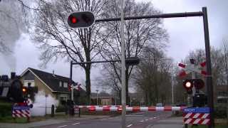 Spoorwegovergang Haaksbergen  Dutch railroad crossing [upl. by Ayrad]