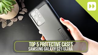 Top 5 Samsung Galaxy S21 Ultra Protective Cases [upl. by Gnoz]