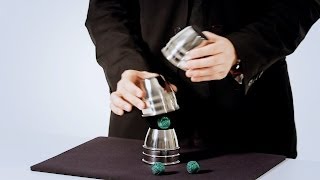 How to Do the Classic Cups amp Balls Trick  Magic Card Flourishes [upl. by Aned]