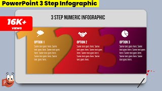 28PowerPoint Free Templates – 3 Step Numeric Infographic [upl. by Swithbert]