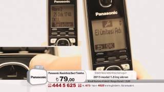 Panasonic 6711 Kesintisiz Dect Telefon [upl. by Arek]