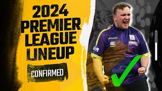 BREAKING NEWS LITTLER IS IN  2024 Premier League Lineup Announced [upl. by Attennyl428]