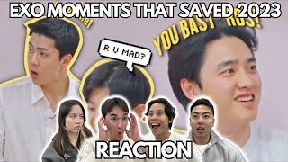 EXO MOMENTS THAT SAVED 2023 REACTION [upl. by Greeson]