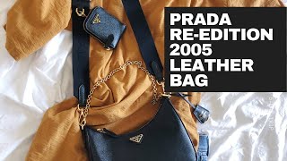 Prada ReEdition 2005 Saffiano Leather Bag  Unboxing [upl. by Yhtomiht26]