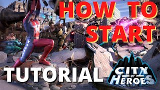 City of Heroes 2021 A TutorialBeginners Guide  How to Start [upl. by Enaek]