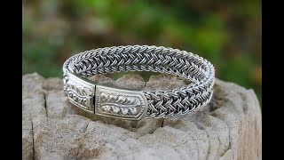 How is it made The Making of a Hill Tribe Silver Bracelet [upl. by Tracee]