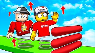 Místo nohou máme pružinu  Easy Spring Obby ꔛ roblox [upl. by Whit]