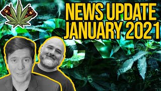 Federal Cannabis Legalization News  January 2021  Cannabis News Roundup [upl. by Dorr]