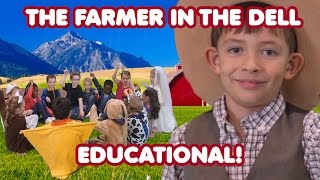 Farmer in the Dell  Nursery Rhymes  Kids Songs [upl. by Boothe609]