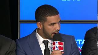 NBA AllStar Announcement Q amp A Drake Time [upl. by Arbmahs]