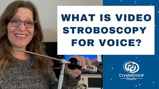 CrystalsVoice Vlog What is videostroboscopy for voice [upl. by Htebsil]