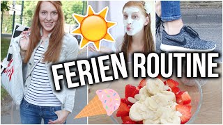 MEINE SOMMERFERIEN ROUTINE ♡  Gesichtsmaske frisches Sommer Make Up Shopping  VERLOSUNG [upl. by Ahtnamys]