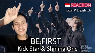 BEFIRST 「Kick Start」 「Shining one」Buzz Rhythm live 2021 ライブ 🇮🇩 REACTION [upl. by Redleh]