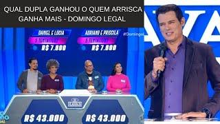 Qual Dupla Ganhou o Quem Arrisca Ganha Mais 21072024 [upl. by Giffer]