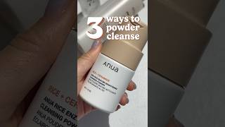 How to use powder cleanser 3 ways cleanser anua skincare101 kbeautyskincare cleansers [upl. by Queen]