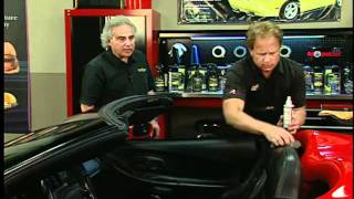 Cleaning and Protecting Leather Car Seats  Autogeeks Whats in the Garage TV Show [upl. by Itsuj163]