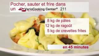 Pocher sauter et frire en 45 minutes dans le VarioCooking Center Multificiency de FRIMA [upl. by Llerrod]