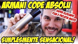 QUE PERFUME ESPETACULAR ARMANI CODE ABSOLU  Muito Elogiado Alta Performance e Cheiro Incrível [upl. by Aivekal]