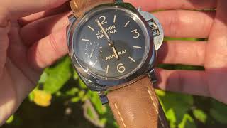 第417集 Panerai 最經典型號Pam372的現代功能版Pam 422  你會選擇372定422 ？ [upl. by Asit]