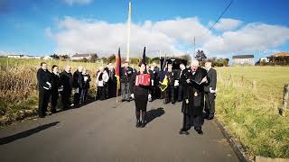 3 SCOTTISH SOLDIERS 51st ANNIVERSARY SERVICE WHITE BRAE LIGONIEL 6TH MARCH 2022 [upl. by Nnod857]