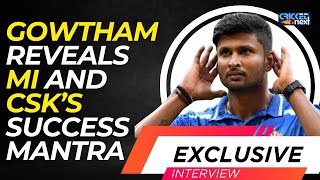 EXCLUSIVE  CSK Takes Care of The Families Very Well Krishnappa Gowtham Interview [upl. by Bakeman]