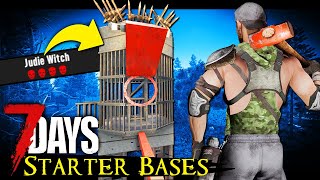 Top 5 Beginner Horde Bases  7 Days to Die [upl. by Boni224]