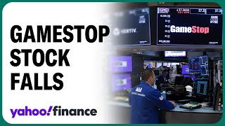 GameStop stock slumps after announcing sale of 75M shares [upl. by Jehias878]