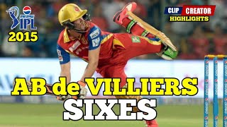 AB de Villiers 360 🔥 AB de Villiers all sixes in IPL abdevilliers ipl [upl. by Itram85]