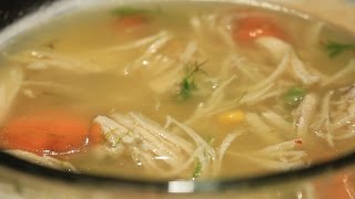 How to Cook Basic Chicken Soup Easy [upl. by Aihsila27]