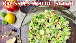 Shaved Brussels Sprout Salad [upl. by Acceb]