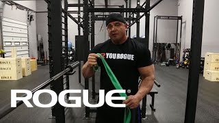 Equipment Demo  Rogue Bands for barbell resistance [upl. by Inwat]