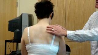 Upper Trapezius Palpation [upl. by Leahpar374]