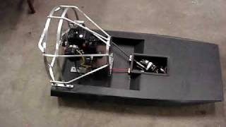 First run RC Airboat quotVelocityquot [upl. by Sergu]