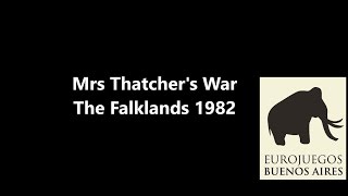 Mrs Thatchers War  Falklands 1982 vassal play through turn 1 [upl. by Dorene823]