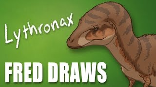 Lythronax Speedpaint  Fred Draws [upl. by Ennaitak]