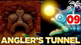 The Anglers Tunnel amp Angler Fish in Links Awakening Switch  100 Walkthrough 09 [upl. by Ecirtram]