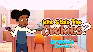 Who Stole the Cookies  Gracie’s Corner Mystery  Nursery Rhymes  Kids Songs [upl. by Latsirc]