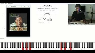 Cindy Thompson Nyame eguama piano lessontutorial in C major part 2 [upl. by Zosema]