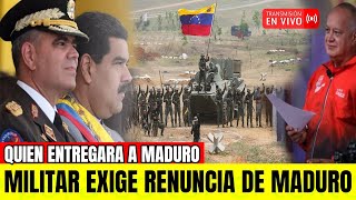 MILITAR EXIGE LA RENUNCIA DE NICOLAS MADURO ALERTA🚨PADRINO LOPEZ PRENDE LAS ALARMAS ANTE UN GOLPE [upl. by Ynaffets]