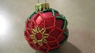 Miniture Poinsettia Ornament [upl. by Oelc]