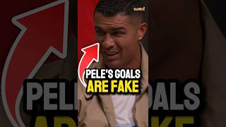 Ronaldo really said peles goals are from trainings😯💀 bro has no cill💀 [upl. by Nabetse]