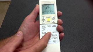 Daikin Remote Control 7 Day Timer Programming [upl. by Sisak]