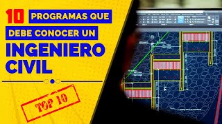 ✅ 10 PROGRAMAS que todo INGENIERO CIVIL debe CONOCER 👷‍♂ [upl. by Serg]