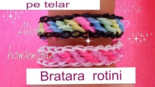 Cum se face BRATARA ROTINI pe SUPORT TUTORIAL RO DIY [upl. by Ynneg]