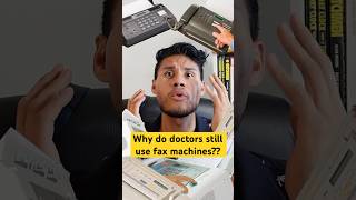 Why do doctors still use fax machines health fyp annoying 80s [upl. by Atinomar]