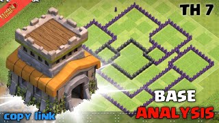 Town hall level 8 base layout  Clash of clans town hall 8 base design [upl. by Montano548]