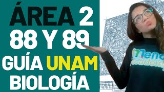 UNAM 2024 BIOLOGÍA ÁREA 2 pregunta 88 y 89 [upl. by Beach999]