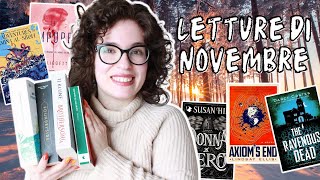 Tra recuperi dalla TBR e letture spooky  LETTURE DI NOVEMBRE [upl. by Adiuqram416]